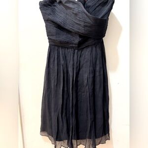 Beautiful navy blue, silk dress